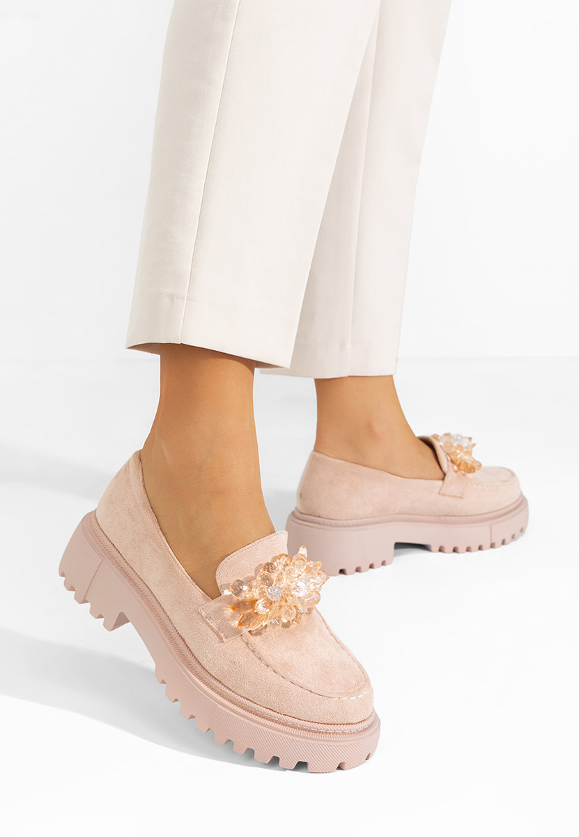 Mokasinke ženske Amilla bež