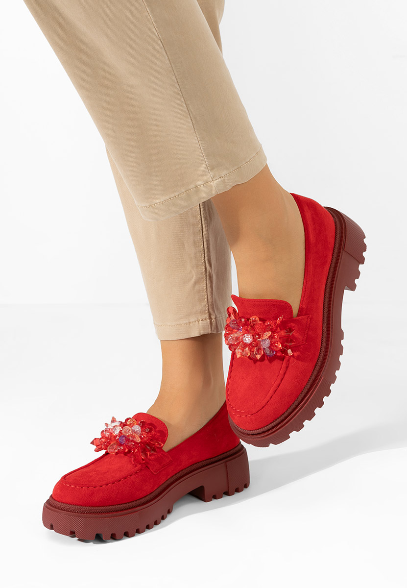 Mokasinke ženske Amilla crveno