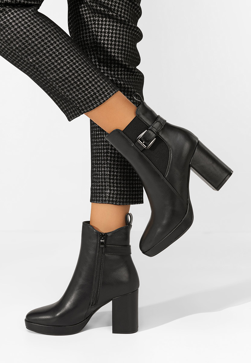 Gležnjače na block petu Sumiko crno