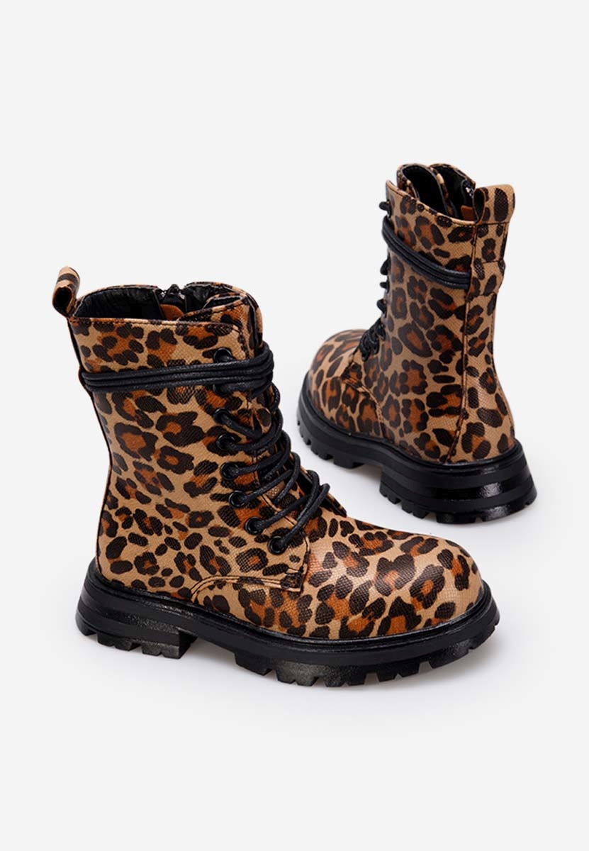 Gležnjače za djevojčice Barreiro B V2 leopardi