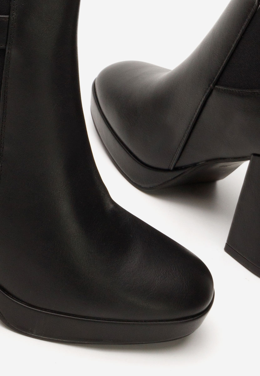 Gležnjače na block petu Sumiko crno