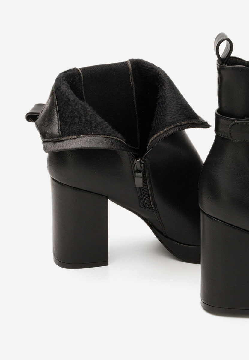 Gležnjače na block petu Sumiko crno