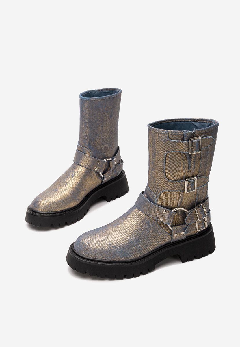 Ženske čizme Jesica zlatno