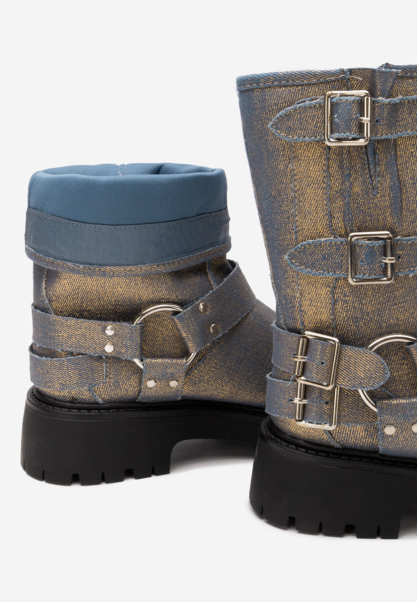 Ženske čizme Jesica zlatno