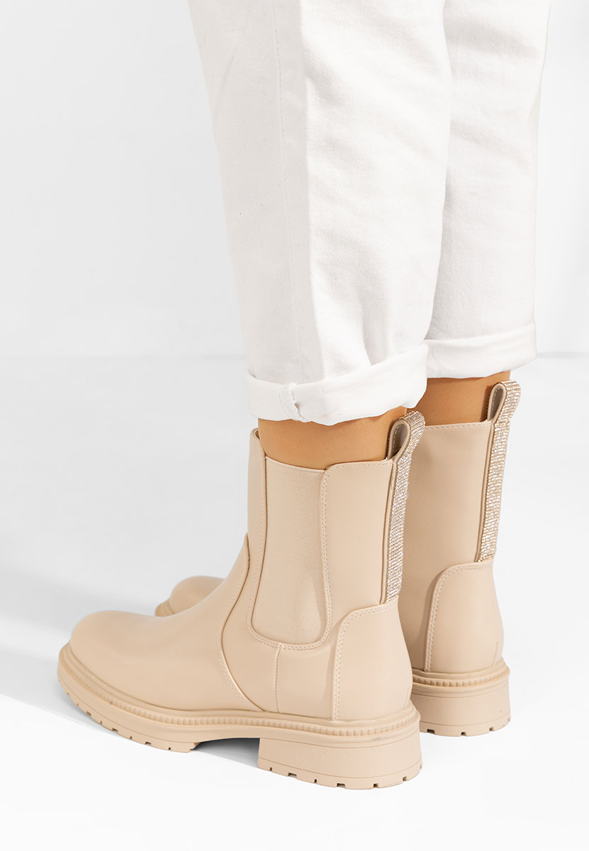 Ženske gležnjače Dalia bež