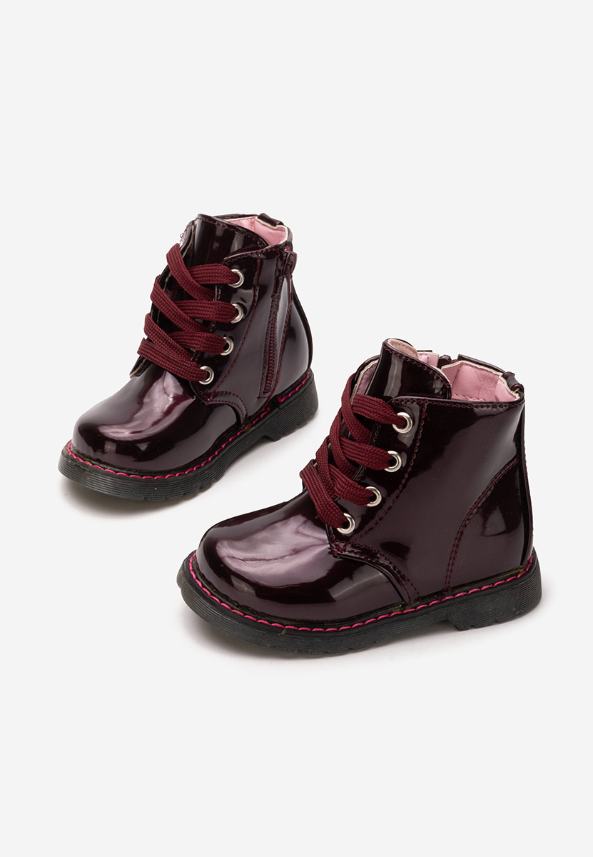 Gležnjače za djevojčice Vernice granat