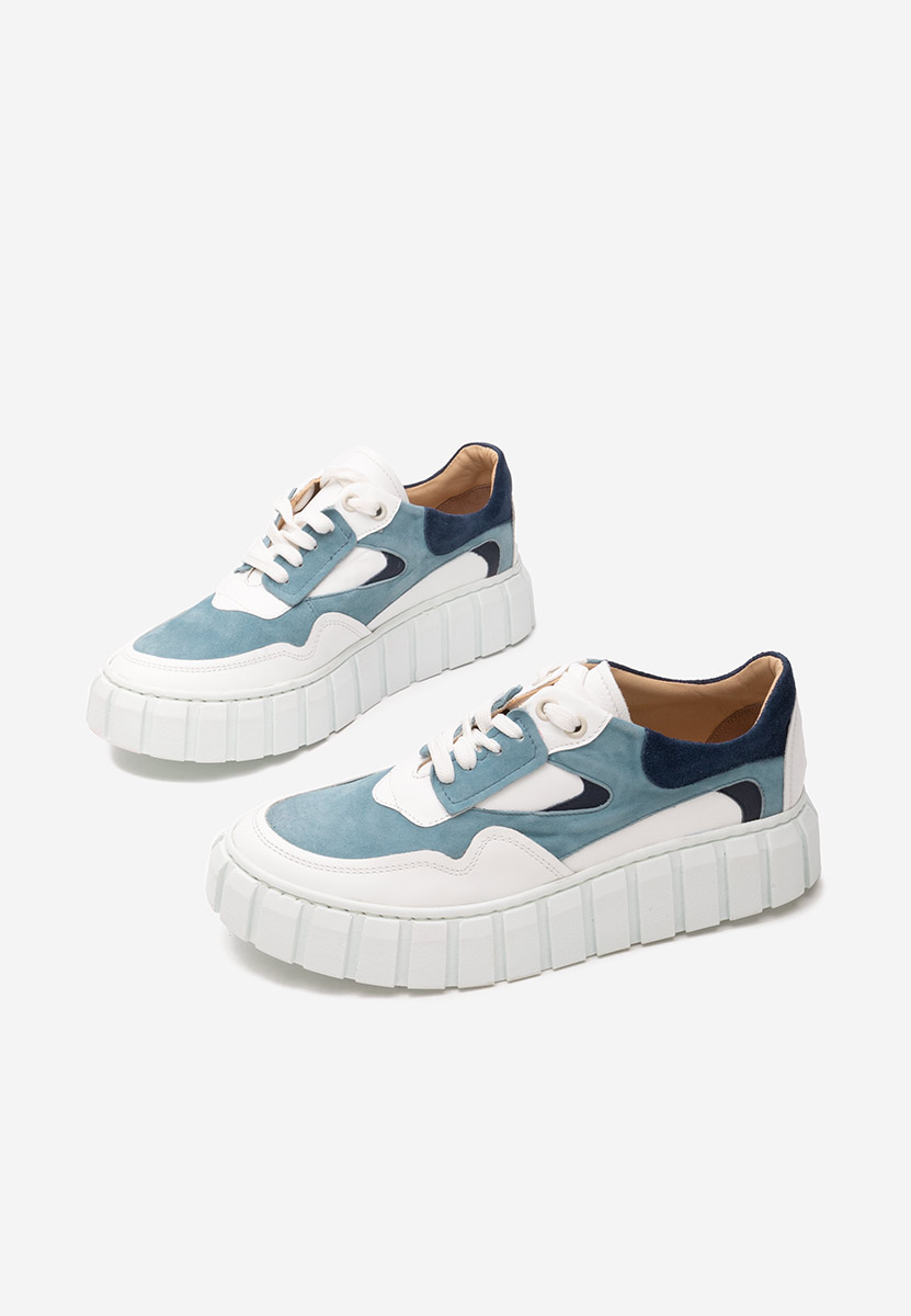 Ženske Kožne tenisice Caera svijetlo plavi