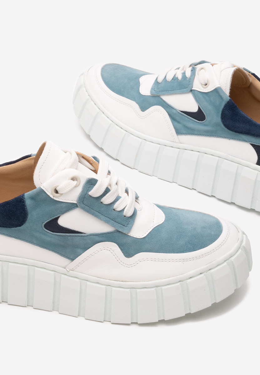 Ženske Kožne tenisice Caera svijetlo plavi