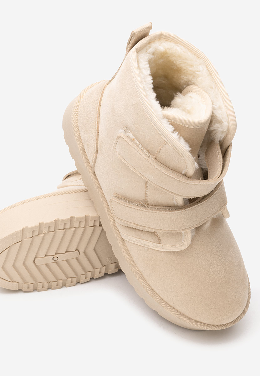 Gležnjače s platformom Dagmar bež