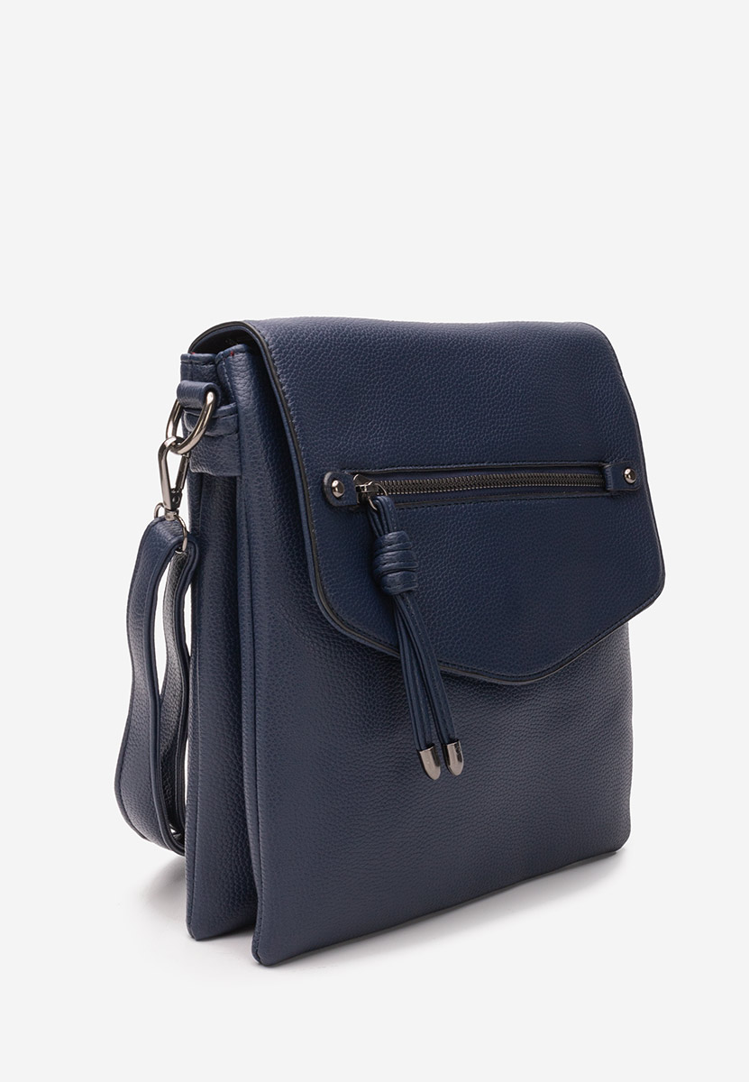 Torba za rame Hermelinda plavo navy