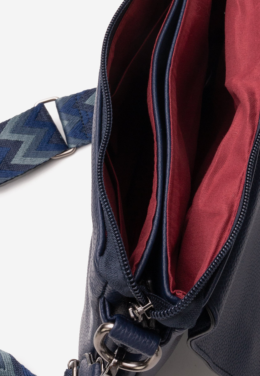 Torba za rame Hermelinda plavo navy