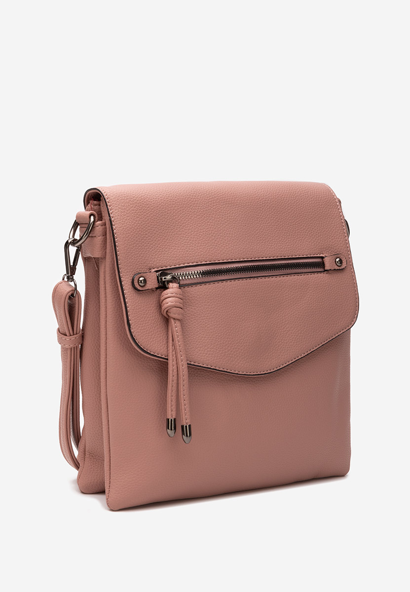 Torba za rame Hermelinda ružičasto