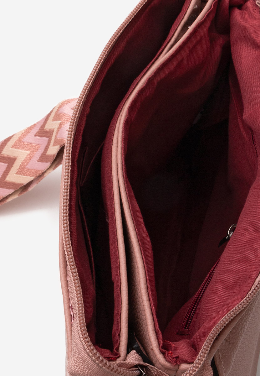 Torba za rame Hermelinda ružičasto