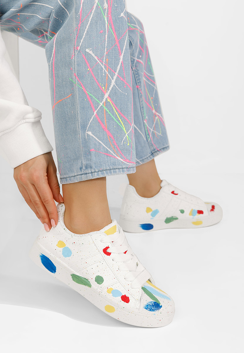 Ženske sneakers Nevara bijele