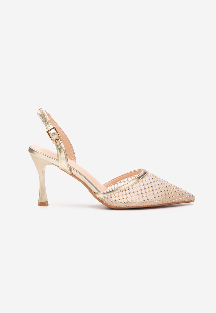 Štikle Kristyn zlatno