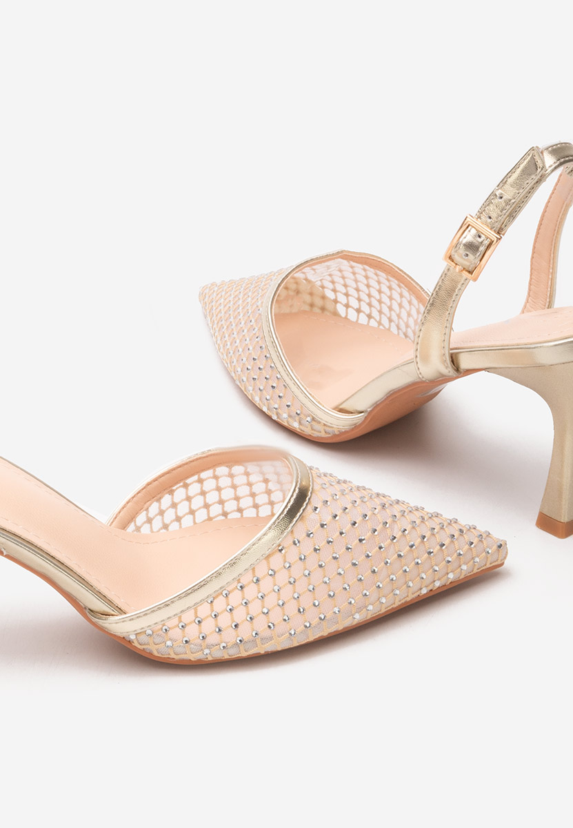 Štikle Kristyn zlatno