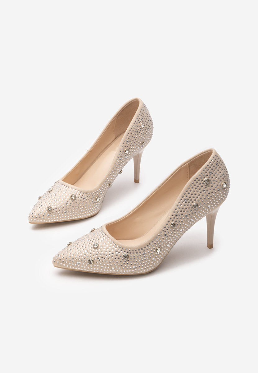 Štikle Tereasa bež