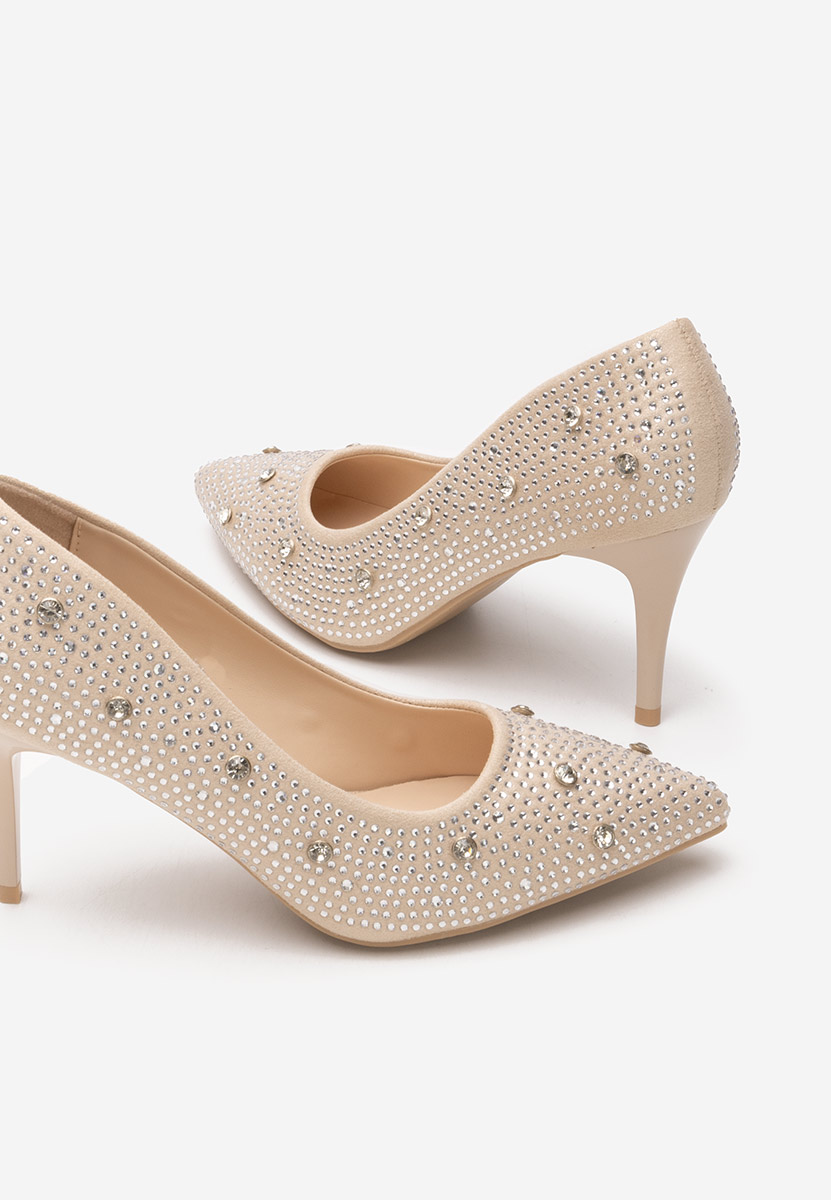 Štikle Tereasa bež