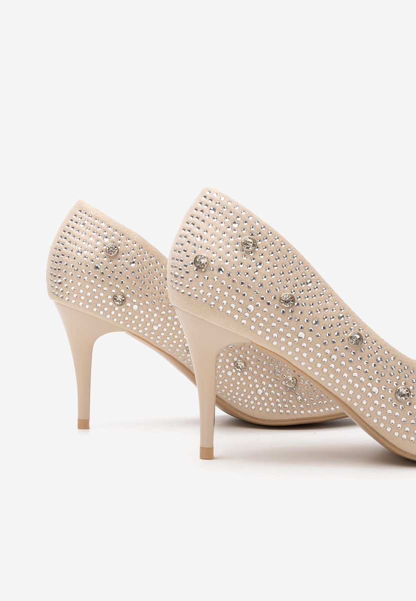 Štikle Tereasa bež