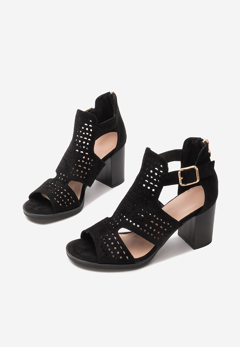 Sandale s petu Trudy crno