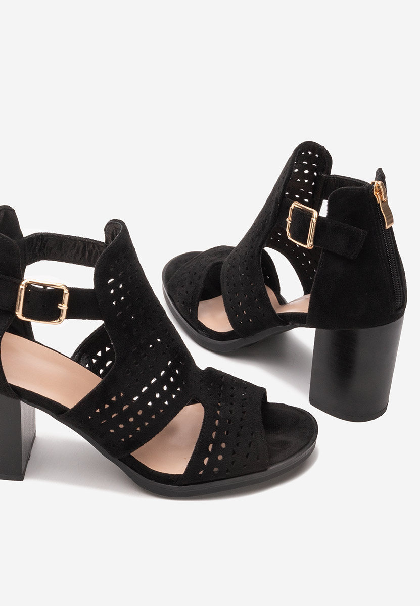 Sandale s petu Trudy crno