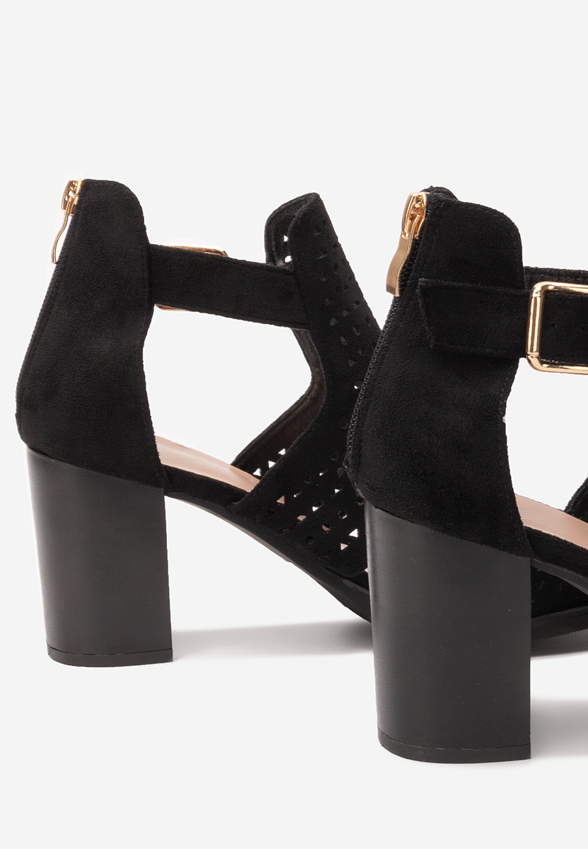 Sandale s petu Trudy crno