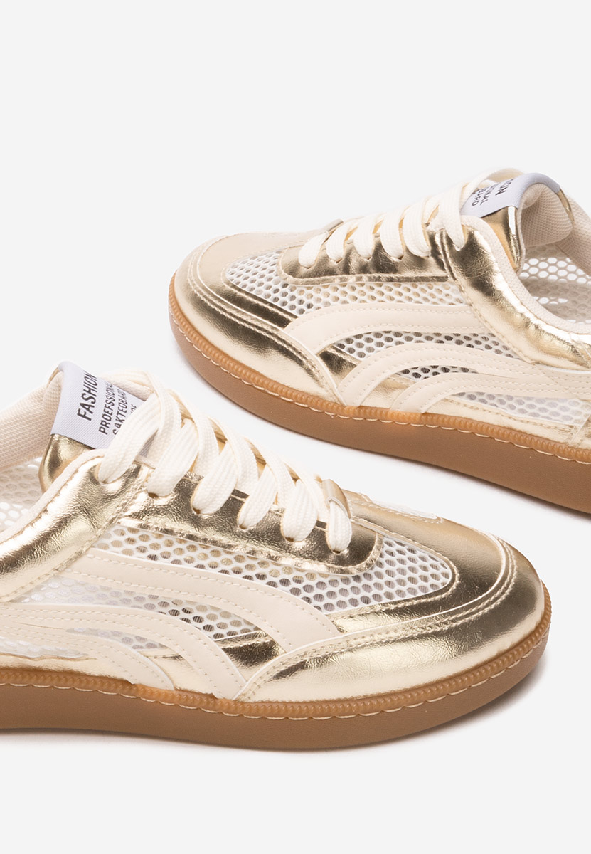 Ženske sneakers Leonarda zlatno