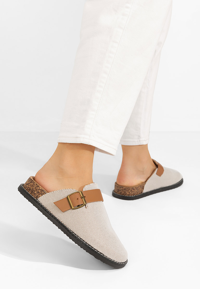 Ženske klompa Pamela bež