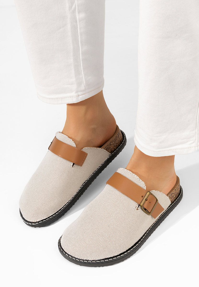 Ženske klompa Pamela bež