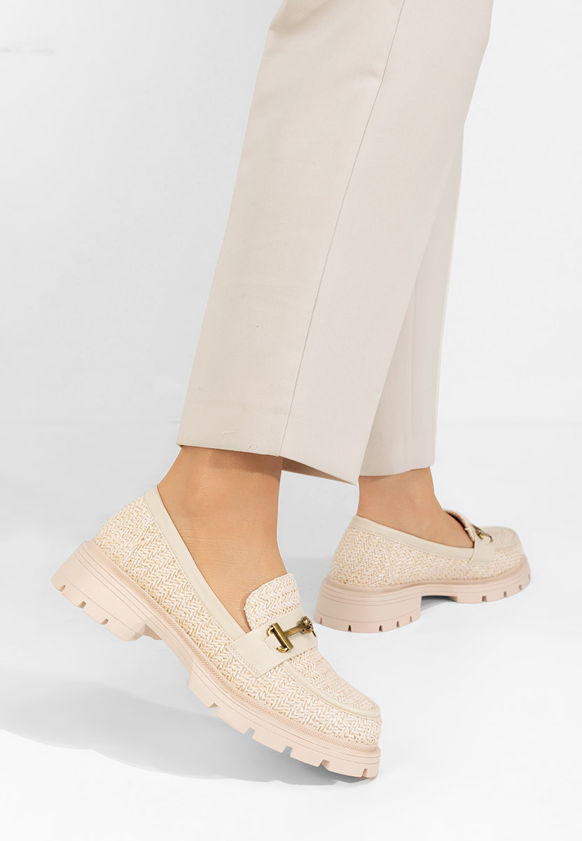 Ženske mokasinke Latrice bež