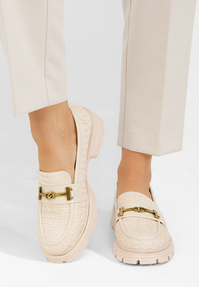 Ženske mokasinke Latrice bež