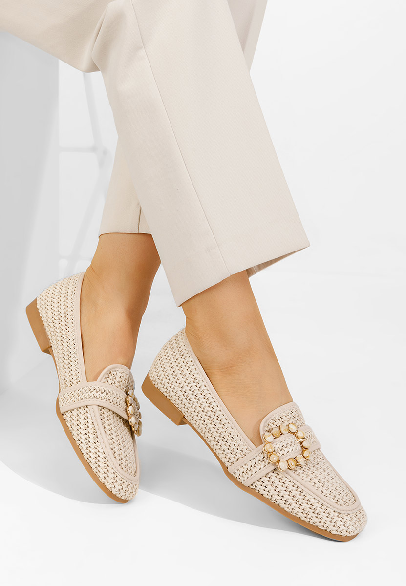 Ženske mokasinke Megan bež