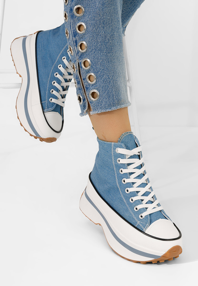 Tenisice s Platformom Francene denim