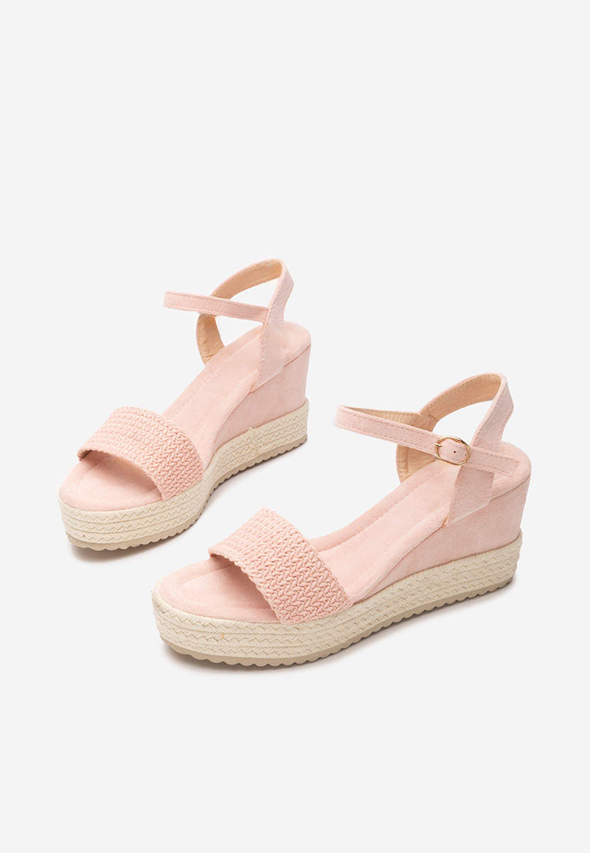 Sandale s platformom Debbi ružičasto