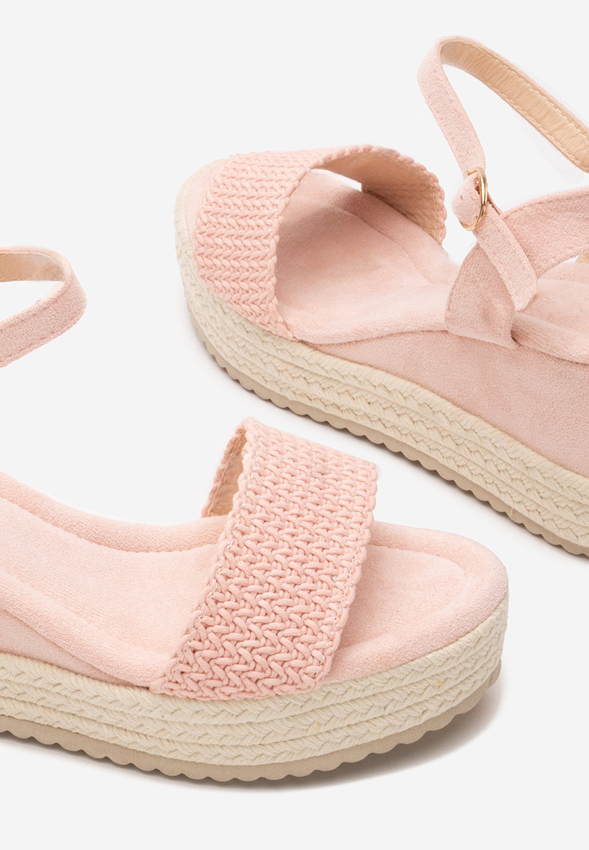 Sandale s platformom Debbi ružičasto