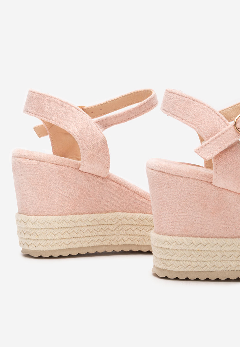 Sandale s platformom Debbi ružičasto