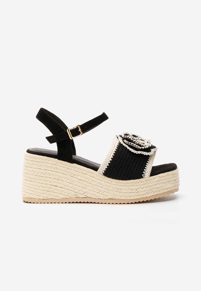 Sandale s platformom Lorine crno
