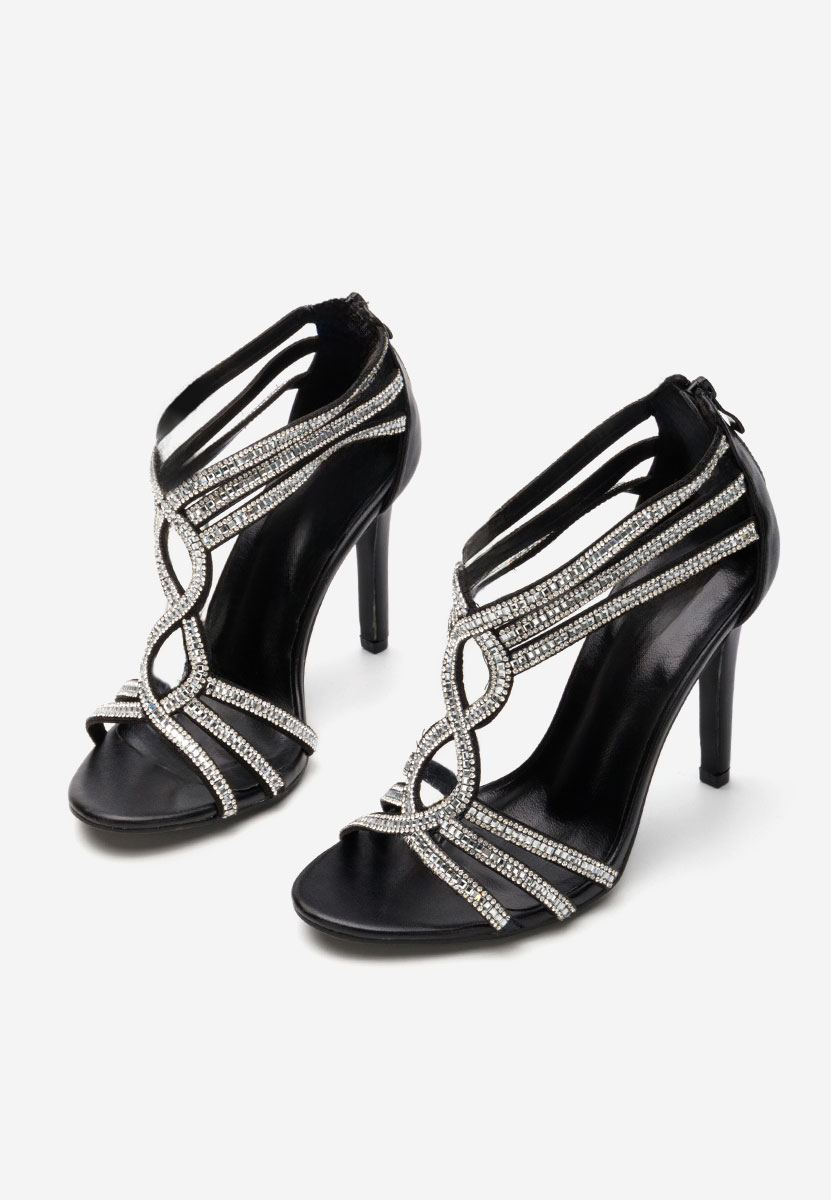Sandale elegantne Mathilda crno