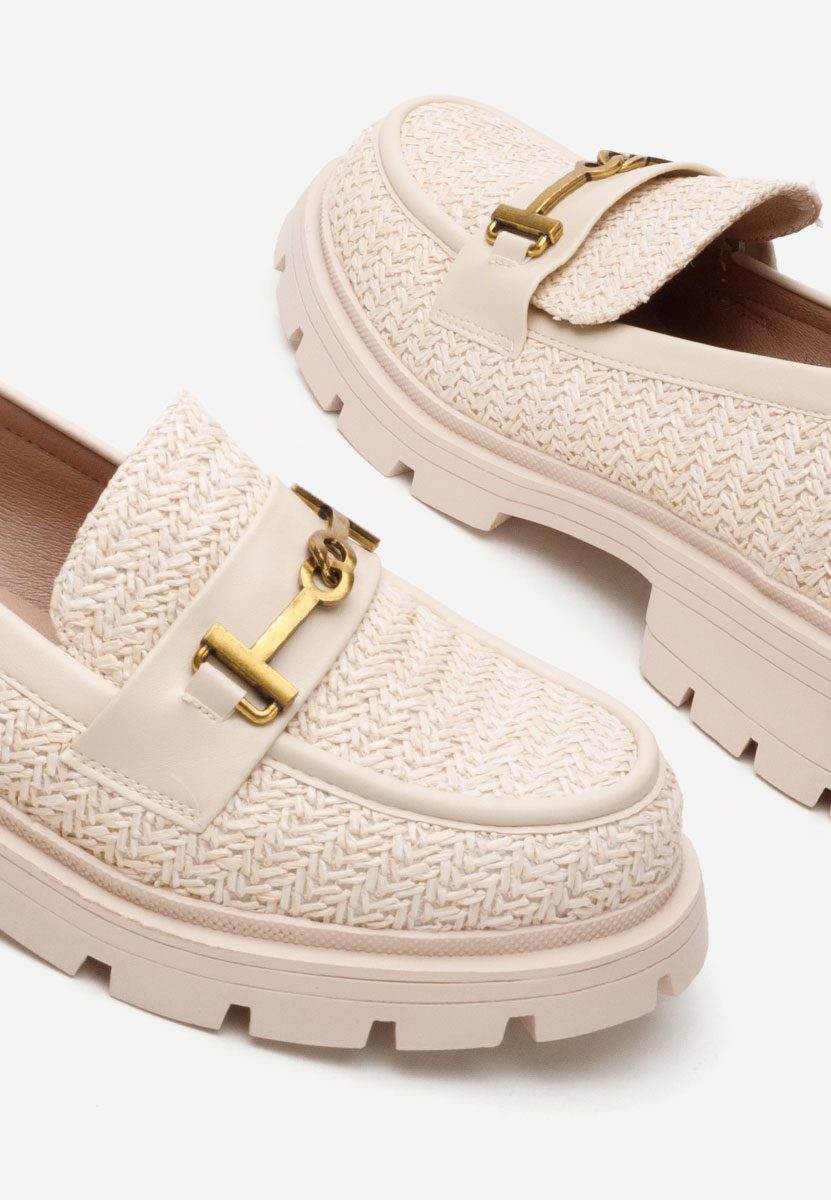 Ženske mokasinke Latrice bež