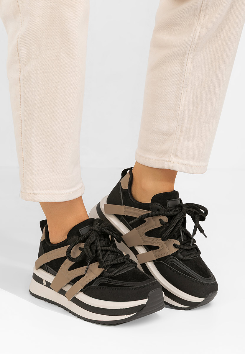 Tenisice sa platformom Pannyssa crno