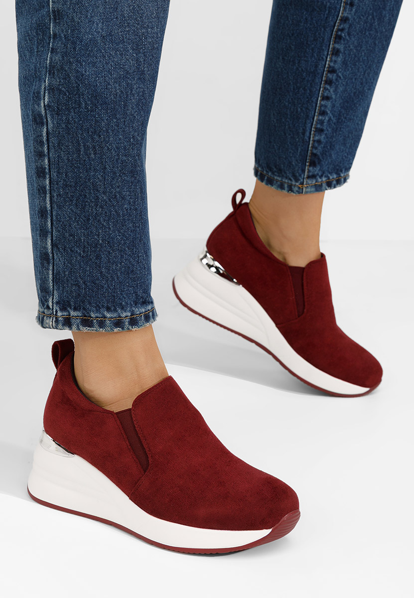 Cipele na punu petu Leanne vinsko crvena