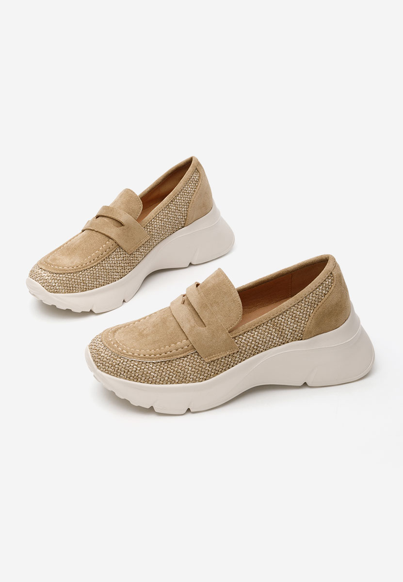Mokasinke s platformom Almata V2 kaki