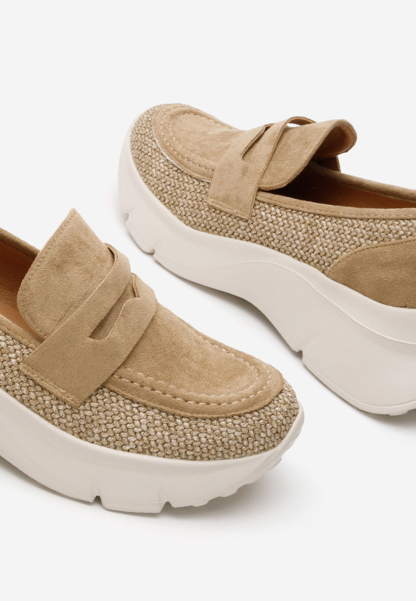 Mokasinke s platformom Almata V2 kaki