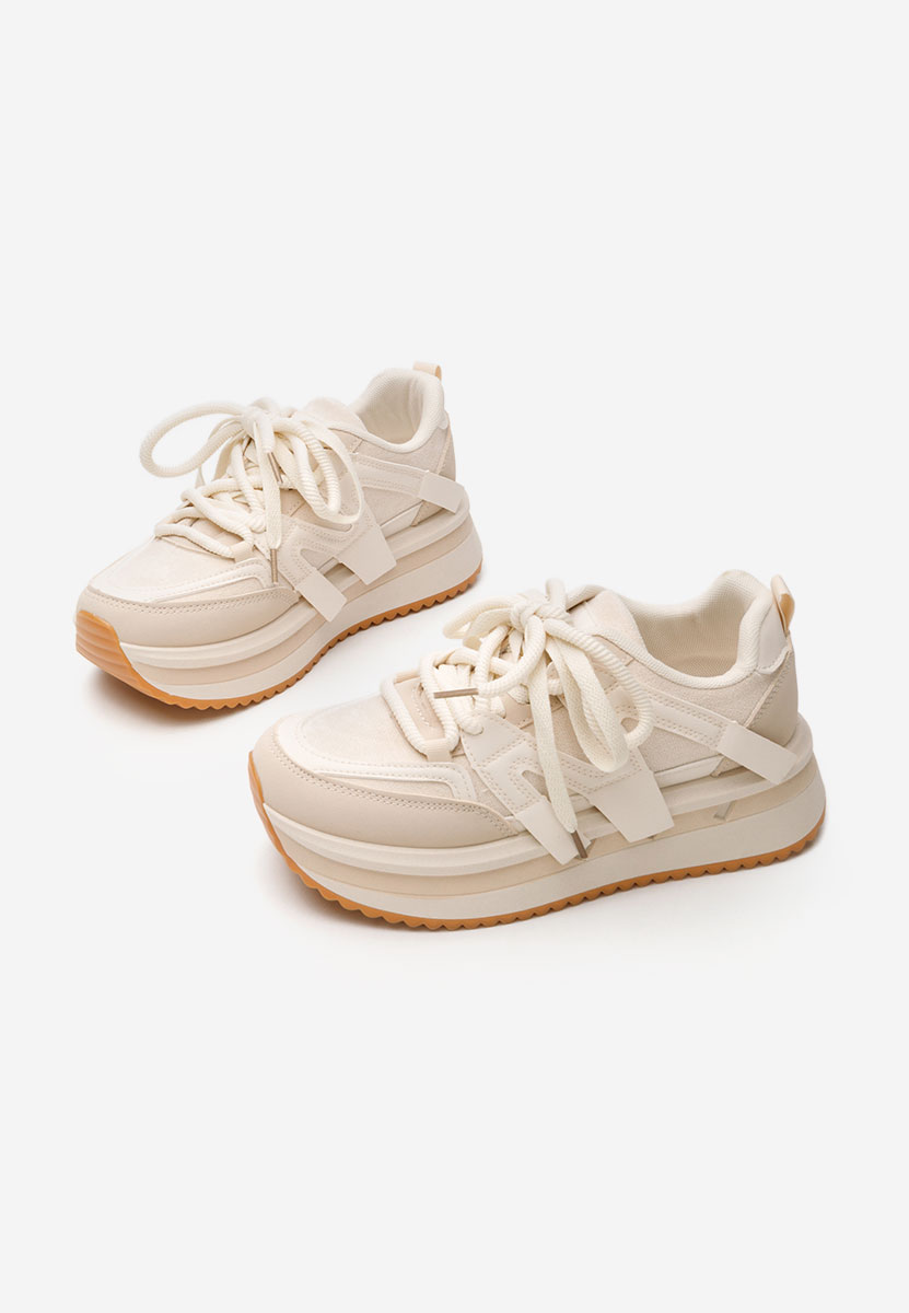 Tenisice sa platformom Pannyssa bež