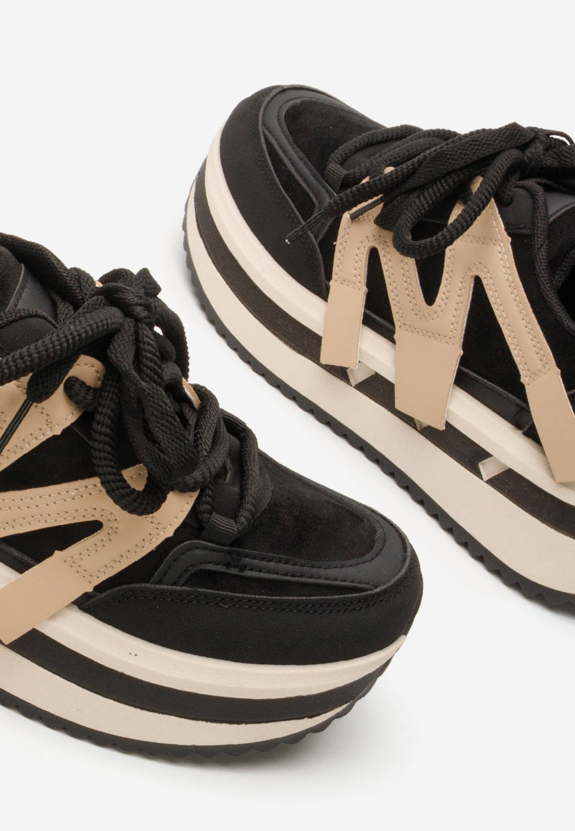 Tenisice sa platformom Pannyssa crno