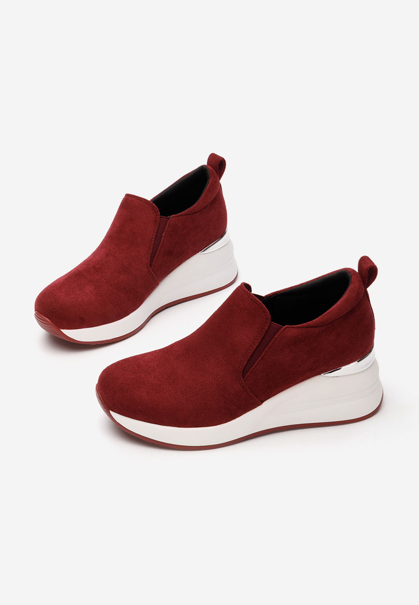 Cipele na punu petu Leanne vinsko crvena