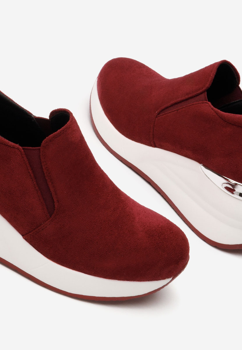 Cipele na punu petu Leanne vinsko crvena