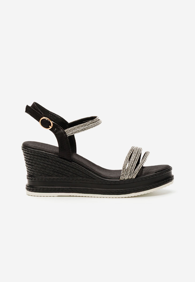 Sandale s platformom Sonnya crno