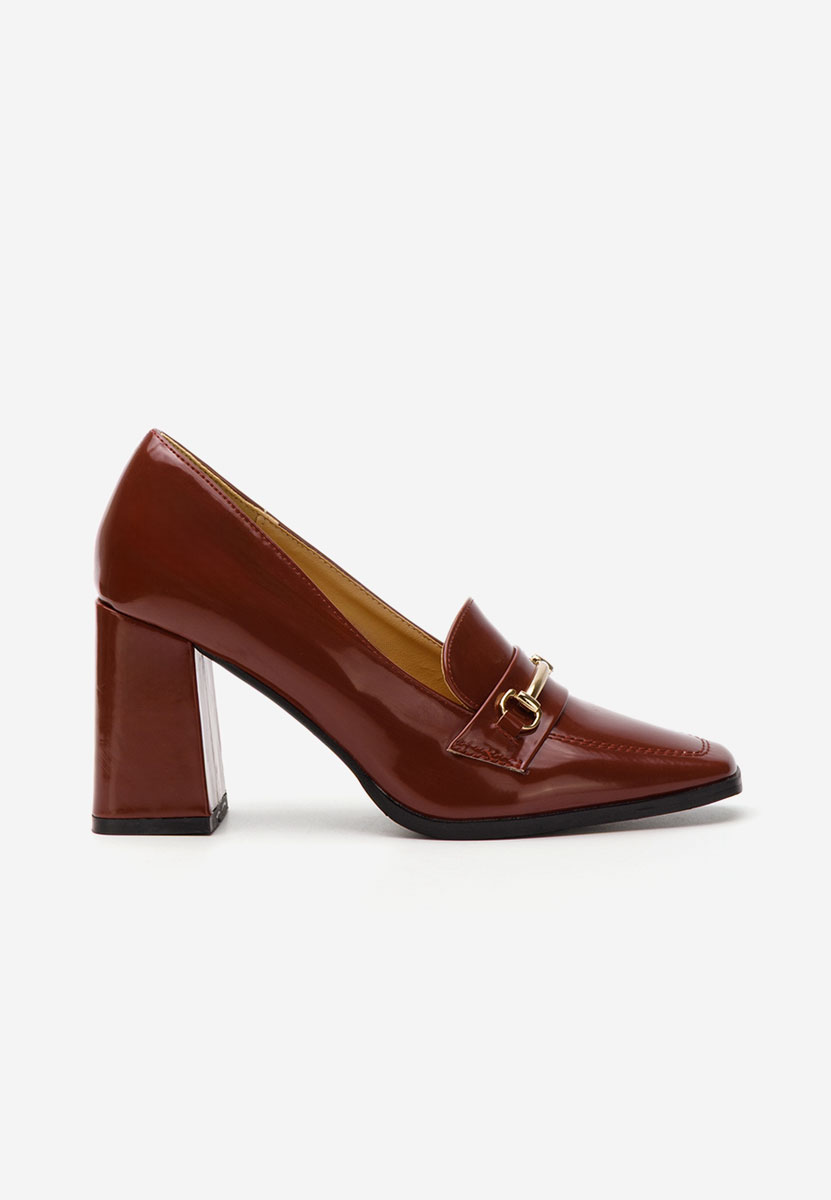 Loafers cipele Noriana vinsko crvena