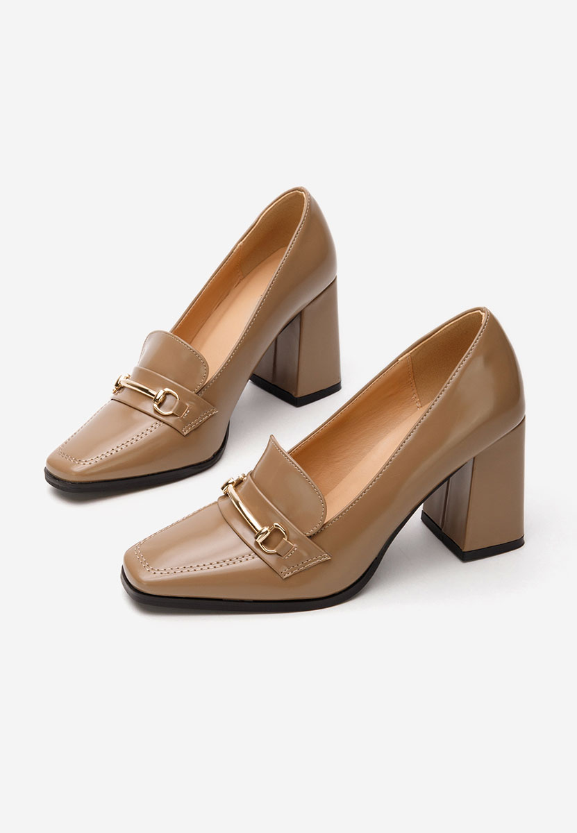 Loafers cipele Noriana kaki